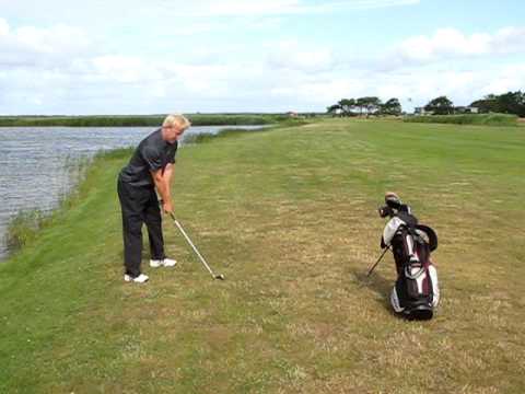 Hans spelar in på Ljunghusens 26:e hål