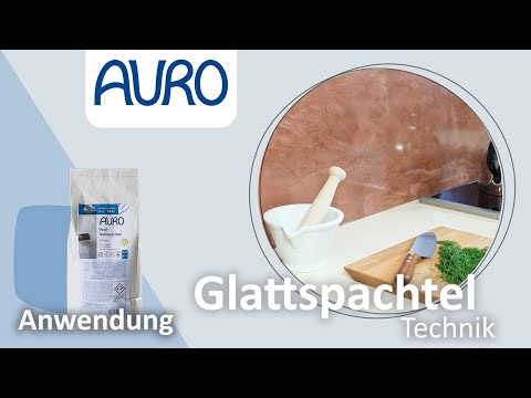 AURO Anwendung Kalk-Glattspachteltechnik
