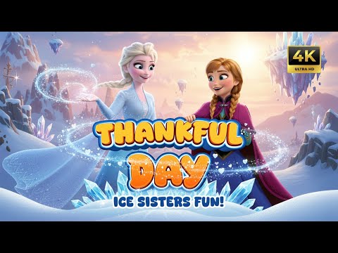 Thanksgiving Kids Song 2025 ❄️ Anna & Elsa-Inspired
