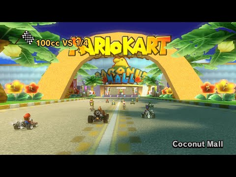 Coconut Mall Gameplay | Mario Kart Wii