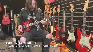 Video thumbnail for Orange Crush 20 Watt Amp by Pakenham Music