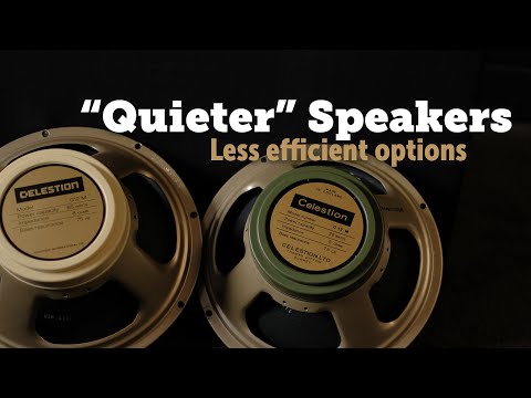 "Quieter Speakers" comparison