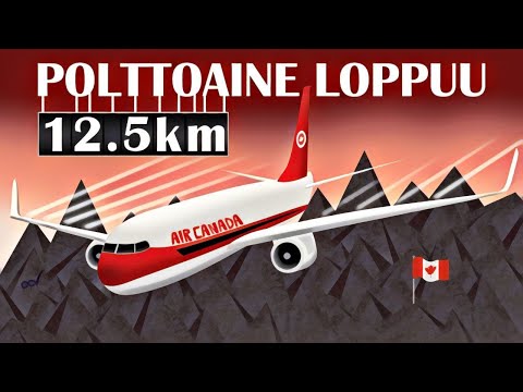 Mitä jos lentokoneen polttoaine loppuu ilmassa? | Air Canadan lento 143 (Gimli Glider)