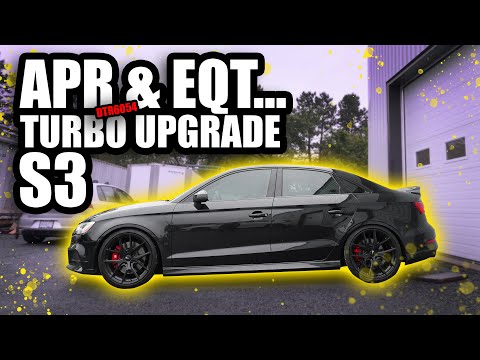 Audi S3 8V with APR DTR6054 Turbo upgrade and EQT Custom Tune