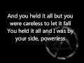 Linkin Park - Powerless LYRICS