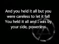 Linkin Park - Powerless LYRICS 
