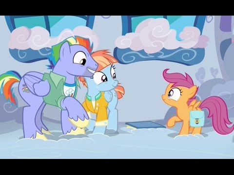 Scootaloo meets RD's Parents - Parental Glideance