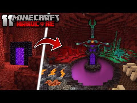 I Transformed the Nether Portal in Minecraft Hardcore... (#11)
