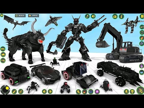 🔥Bull Robot Car Game Robot Battle Enemies Robot 2023Android iOS Gameplay