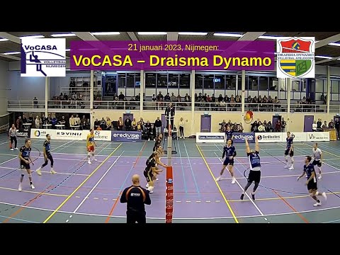 2023-01-21 VoCASA H1 - Draisma Dynamo (samenvatting, 15 min) Eredivisie Heren Volleybal