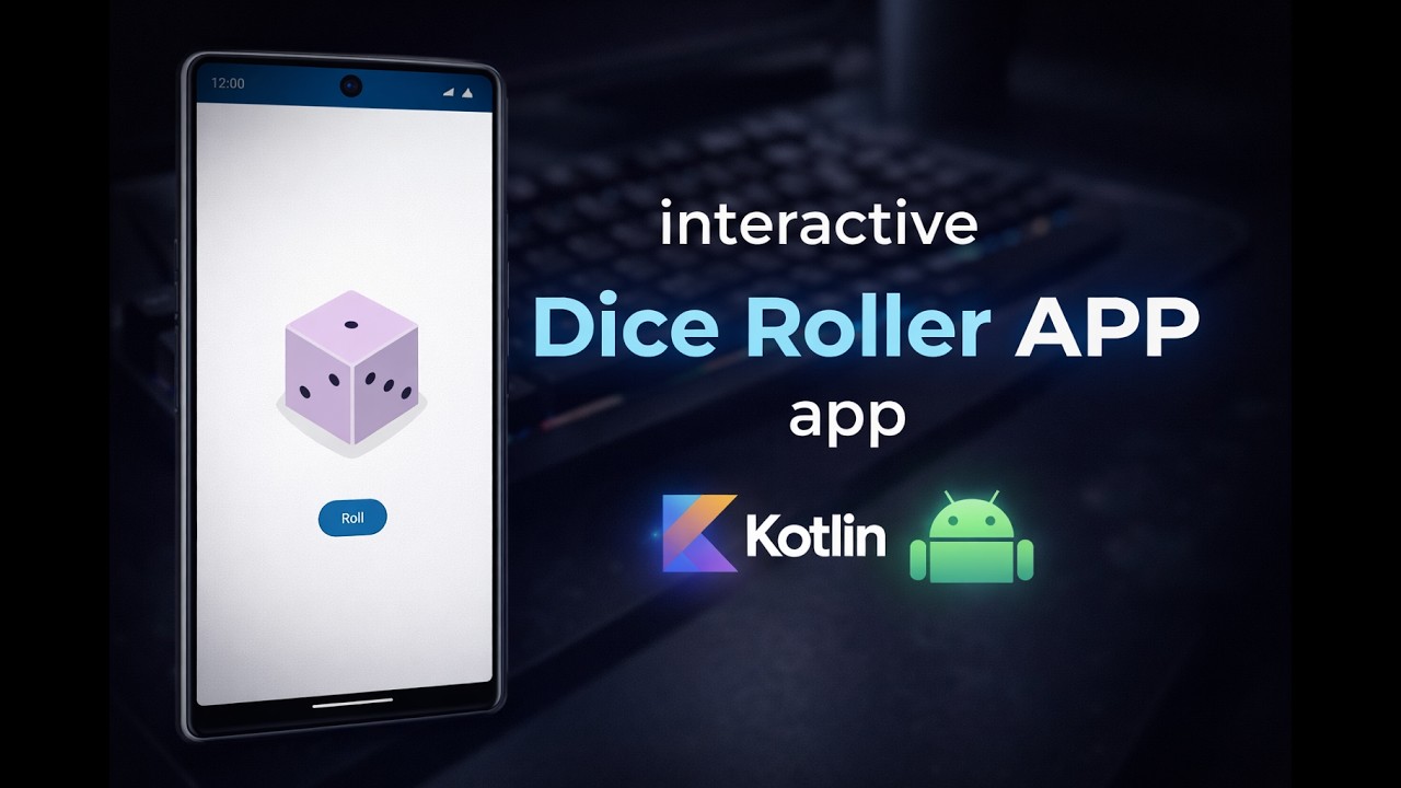 Interactive Dice Roller app using  Android Studio