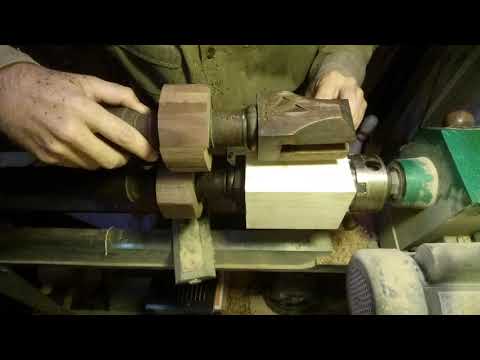 How to Repair a broken turned section on an antique desk leg.