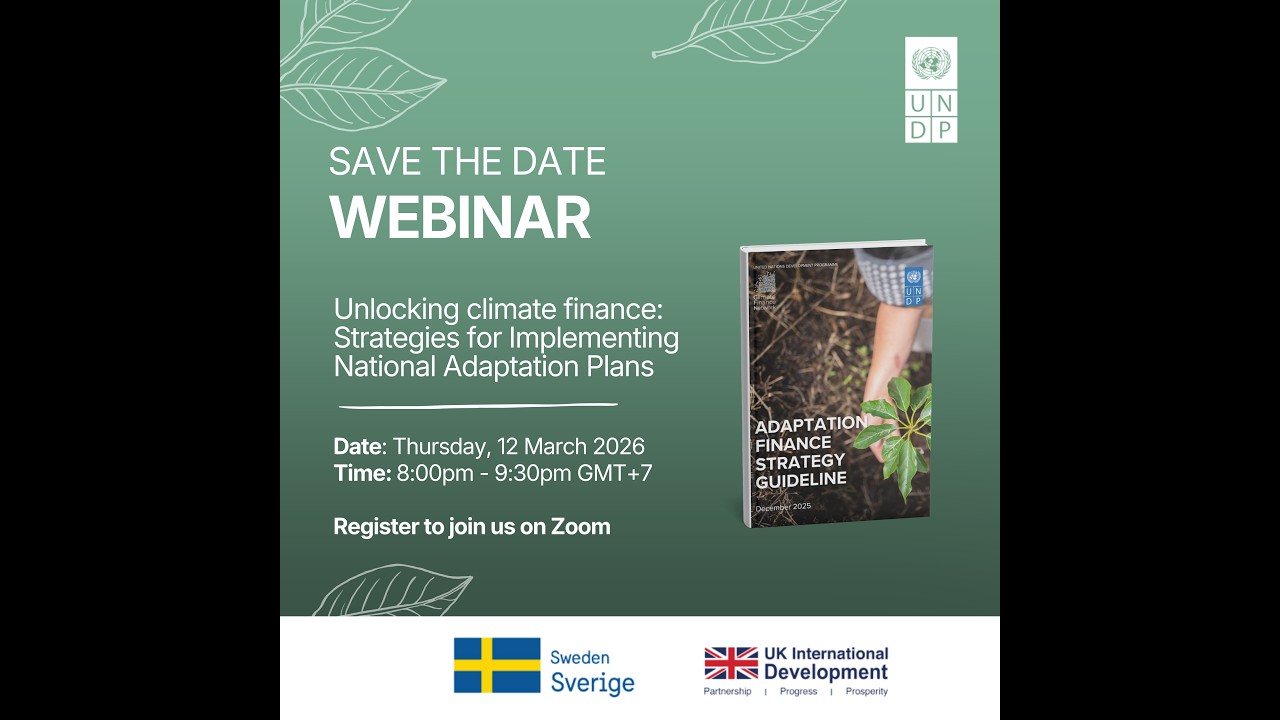 [WEBINAR] Unlocking climate finance: Strategies for implementing National Adaptation Plans