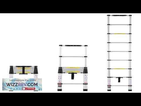 VEVOR Telescoping Extension Ladder 8.5FT One-button Retraction 375 LBS Capacity Review