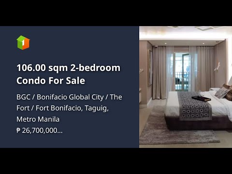 106.00 sqm 2-bedroom Condo For Sale