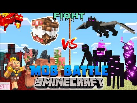 EPIC Iron Golem vs Zombie Battle in MineCraft!!