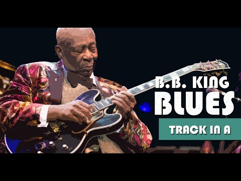 B.B. King Style Slow Blues Guitar Backing Track Jam in A