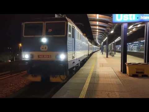 Odjezd R 672 Labe linky R20 ze stanice Ústí nad Labem hl. n. s Peršanem 162 a s pozdravem