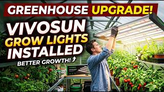 Upgrading My Greenhouse: Installing Vivosun Grow Lights for Better Growth
