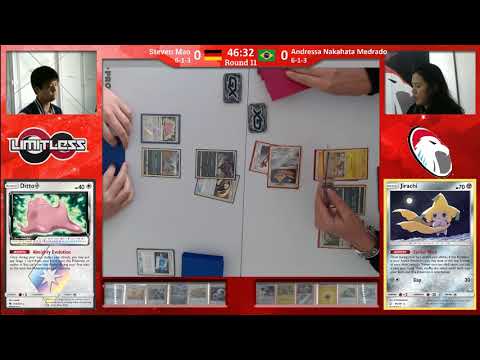 SPE Cannes TCG R11 - Steven Mao vs Andressa Nakahata (Zoroark/Lycanroc vs Zapdos/Jirachi)