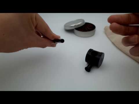 Tsuge: Metal Black Blowfish (japanese brand tobacco pipe)