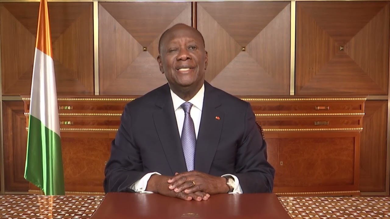 Message à la Nation du Président ivoirien Alassane #Ouattara du 31 décembre 2024 #RTIinfo