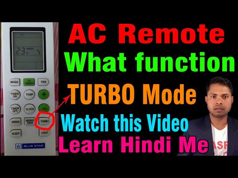 YouTube video about: What is turbo mode in air conditioner?