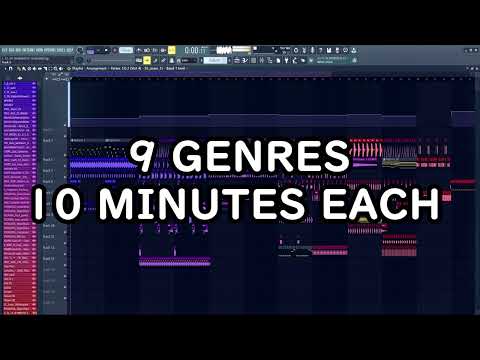 i made 9 genres and spent 10 minutes on each