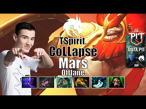 TUNDRA vs SPIRIT | COLLAPSE MARS OFFLANE IS LIKE A GOD | OGA DOTA PIT S5 EUROPE