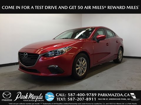 RED 2014 Mazda Mazda3 GS-SKY Review Sherwood Park Alberta - Park Mazda