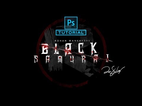 BLACK SAMURAI. Photoshop Tutorial || ROHAN WANKHEDE || #RO_HAN_creation