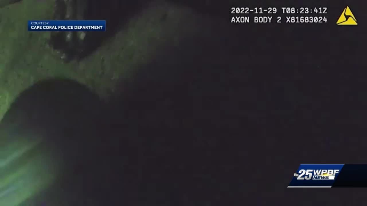 VIDEO: Officer saves woman who jumped into canal