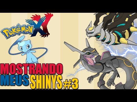 Pokémon Y - Mostrando Meus Pokémons Shiny #3 / Especial / Meus Lendários Shinys!!