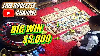 🔴 LIVE ROULETTE |🚨 BIG WIN 💲3.000 In Las Vegas Casino 🎰 Tuesday Session Exclusive ✅ 2023-09-19 Video Video