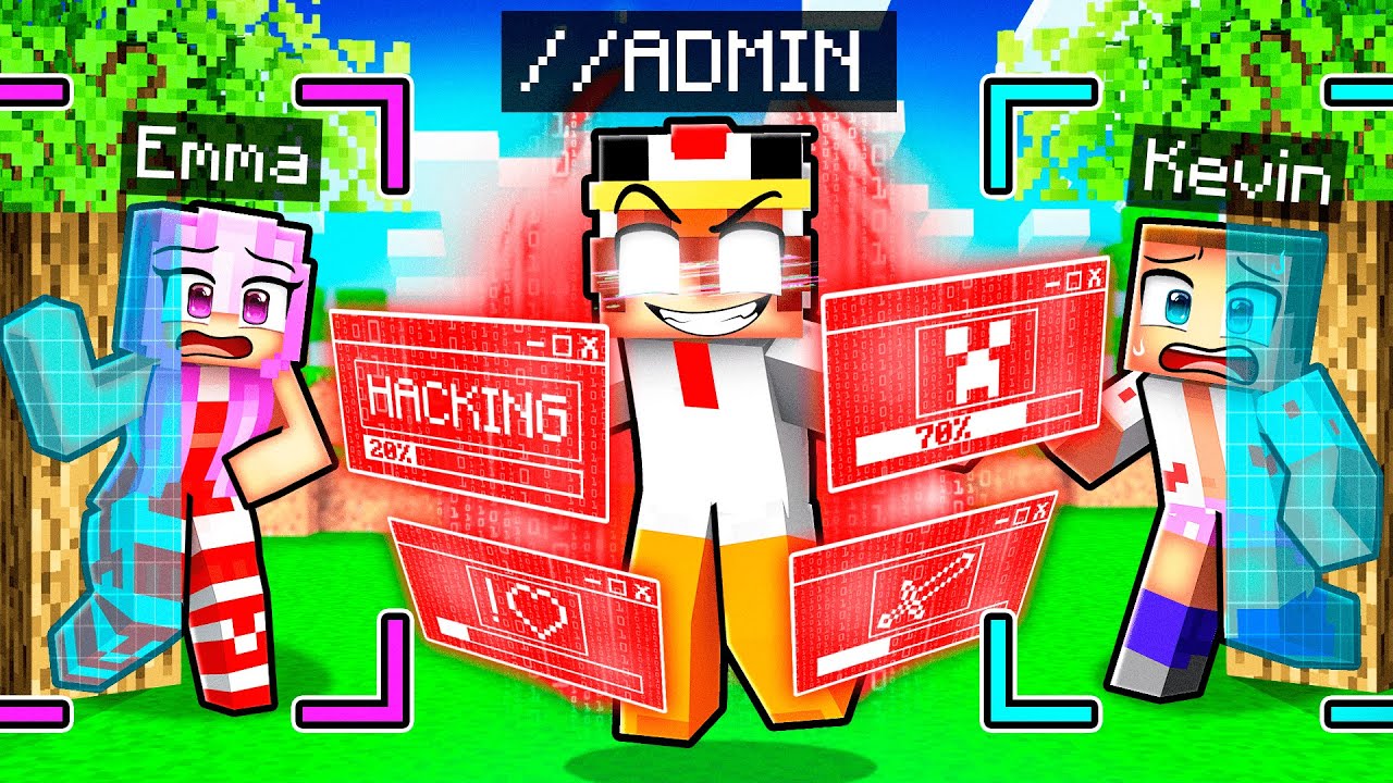 Utiliser les COMMANDES ADMIN en CACHE CACHE sur Minecraft !