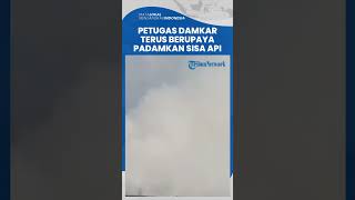 Petugas Damkar Pemkot Semarang Mulai Proses Pendinginan Kebakaran TPA Jatibarang