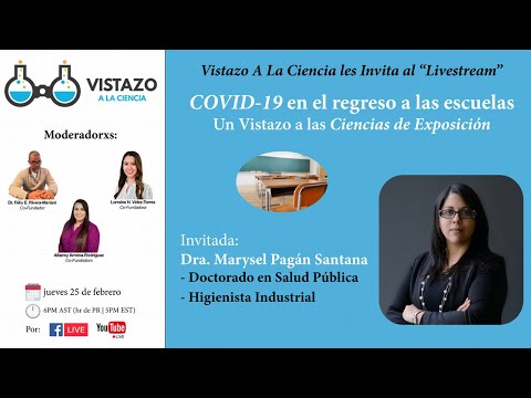 Covid19 en el Regreso a Clases: Vistazo a Ciencias de Exposición