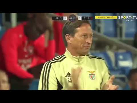 Benfica wonder goal vs Fc Midtjylland in Champions League