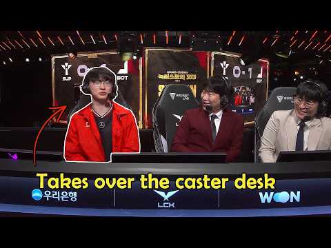 Caster Faker on duty! T1 Faker casting LCK Showmatch Highlights