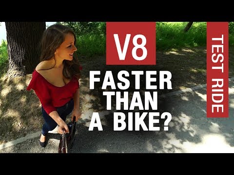 INMOTION V8 in the city (Test Ride - episode 5) electric unicycle
