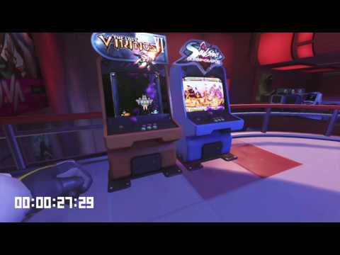 Overwatch Hanamura Speedrun - Breaking All the Arcade Cabinets in 00:41