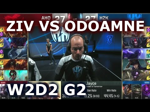 H2K vs AHQ W2D2 - ZIV vs ODOAMNE Player Experience Stream (w/ Zig) | Group C LoL S6 Worlds 2016