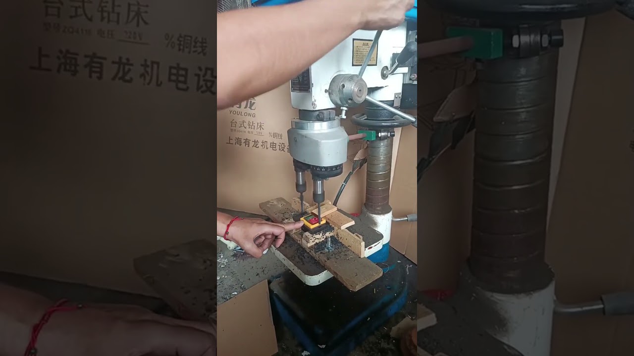 2 Spindle Adjustable Multi Spindle Head For Both Drilling And Tapping  #drillingmachine