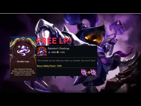 DEADLIER CAPS on Veigar is a free win!!