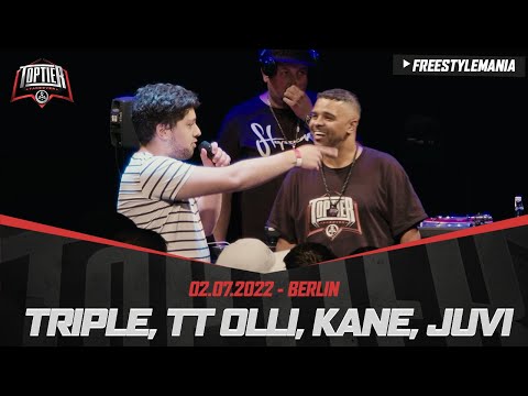 TopTier Summer Special: 02.07.22 - Freestylemania feat. TRIPLE, TT-OLLI, KANE uvm.