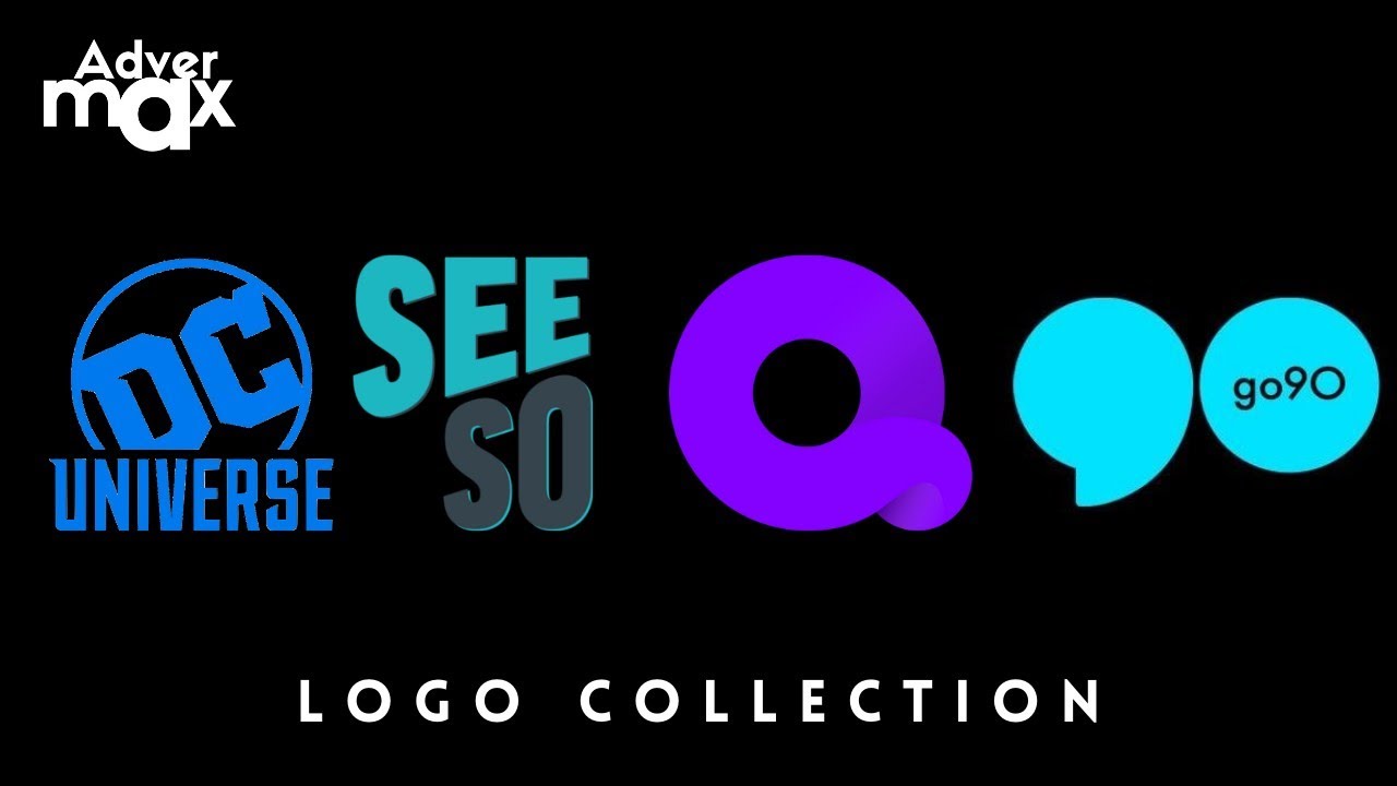 Defunct Streaming Services Original Logo Collection | Quibi, DC Universe, Go90 & More!