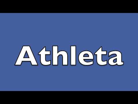 YouTube video about: How do you pronounce athleta?