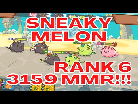 Rank 6 3159 MMR Plant Watermelon Aqua Backdoor God Mech | Season 20 Off-Season | Axie Infinity