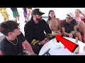 Jon Zherka Parties With N3on Prime Jack Doherty On A Yacht