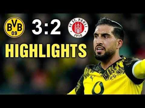 Dortmund - St Pauli 3-2 Highlights | Bundesliga 2025-26 | bvb Borussia Dortmund St Pauli